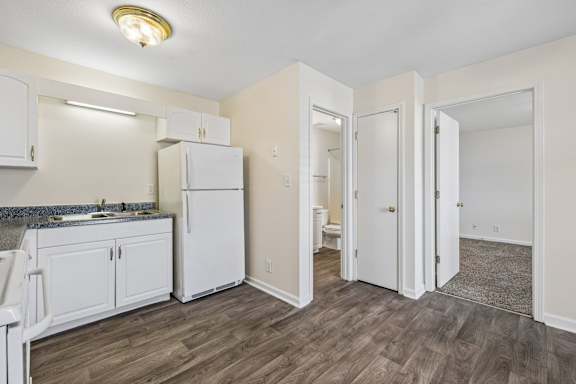 Kitchen with White Cabinetry