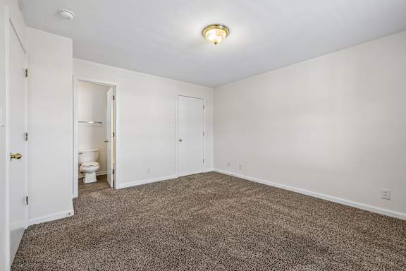 Bedroom with Plush Carpeting