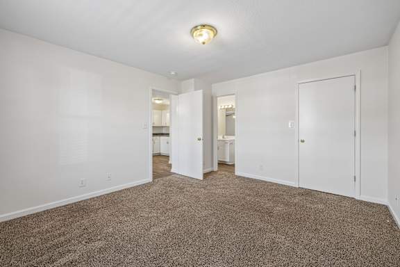 Bedroom with Plush Carpeting