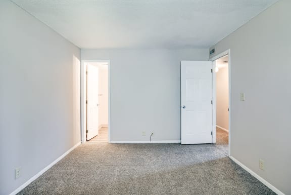 Bedroom with Plush Carpeting