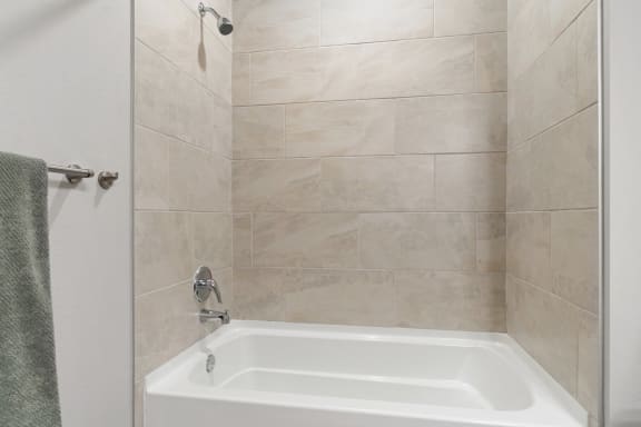Bathroom with Tiled Shower