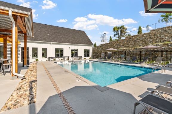Outdoor Pool with Sundeck