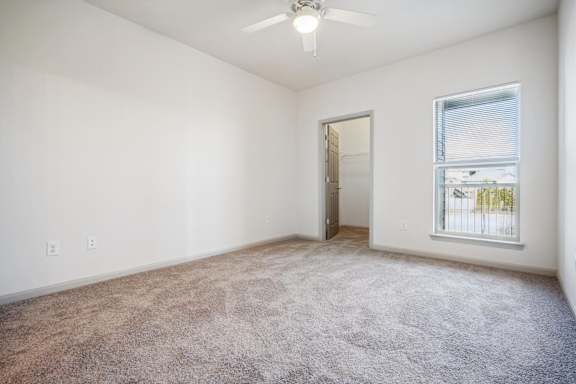Bedroom with Plush Carpeting