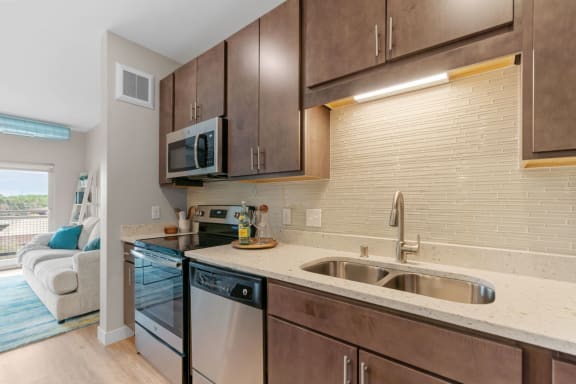 Kitchen With Stainless Steel Appliances