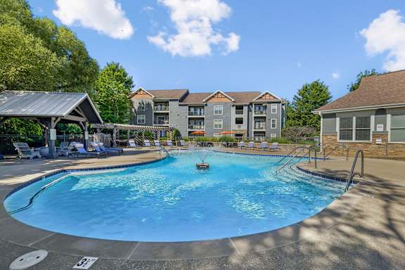 Outdoor Pool with Sundeck