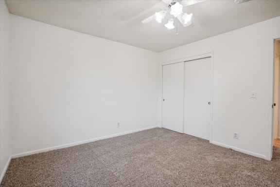 Bedroom with Plush Carpeting