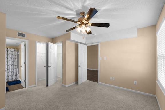 Bedroom with Plush Carpeting
