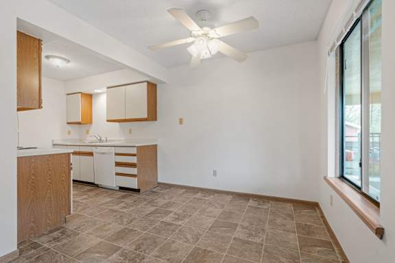 Separate Dining Area with Overhead lighting