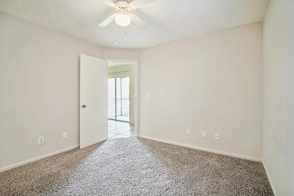 Bedroom with Overhead Lighting