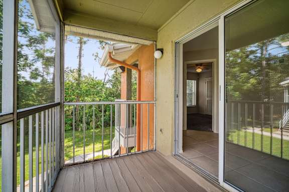 Balcony with Wooded Views
