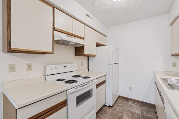 Kitchen with Wood Cabinets