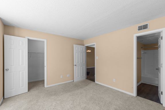 Bedroom with Plush Carpeting