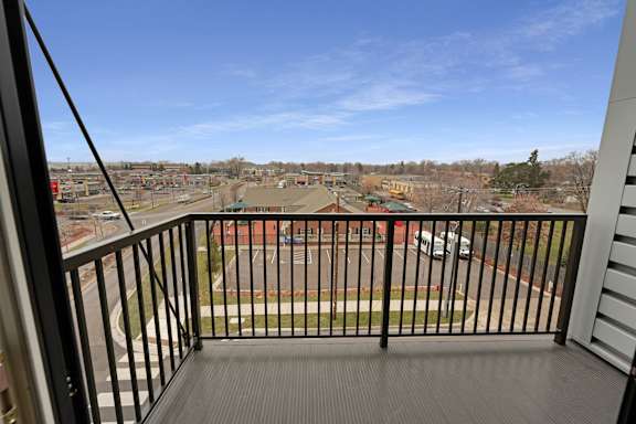 Balcony with City Views