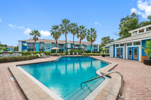 Outdoor Pool with Sundeck