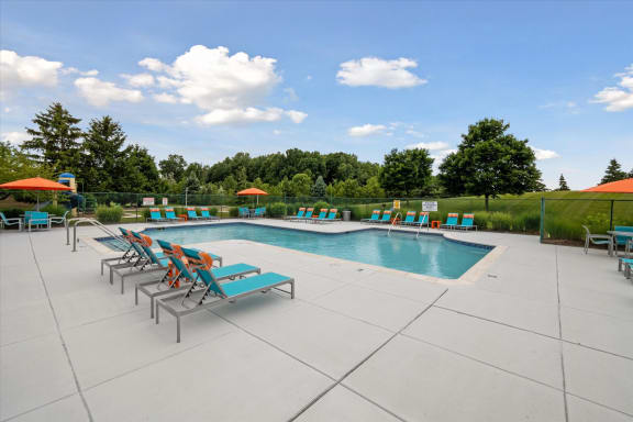 Outdoor Pool with Sundeck