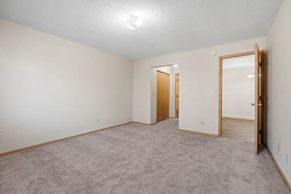 Bedroom with Plush Carpeting