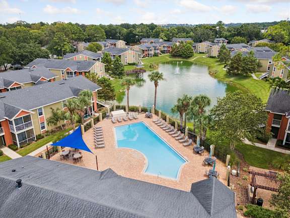 Aerial View of Pool