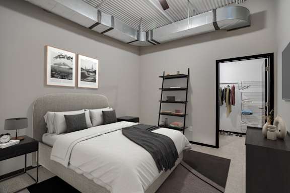 Loft Style Bedroom
