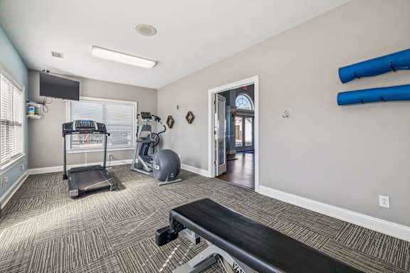 Fitness Center with Cardio Equipment