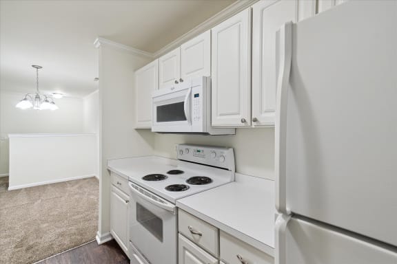 Kitchen with White Cabinetry