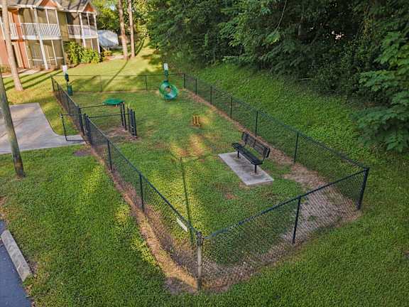 Aerial View of Dog Park