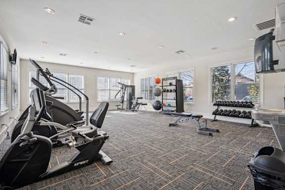 Fitness Center with Cardio Equipment