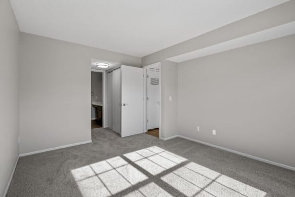 Bedroom with Plush Carpeting