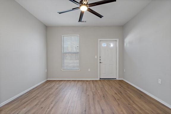 Living Area with Hardwood-Style Floors