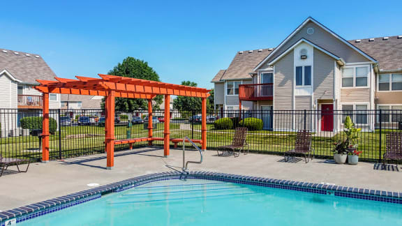 Pergola On The Pool Sundeck