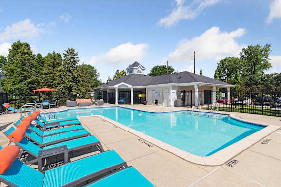 Outdoor Pool with Sundeck