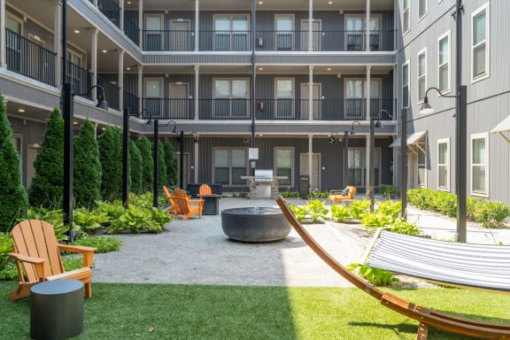 Courtyard with Greenery