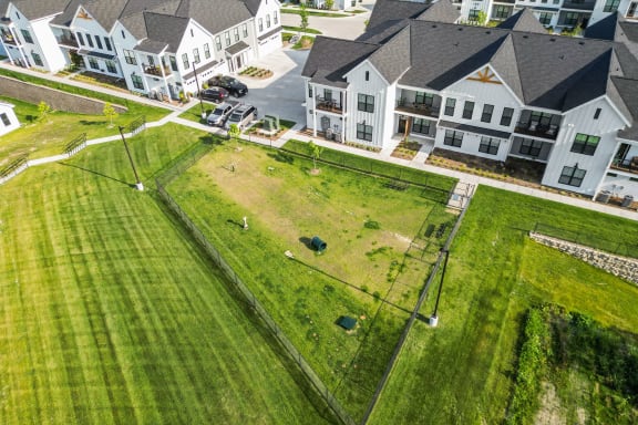 Aerial View of Dog Park