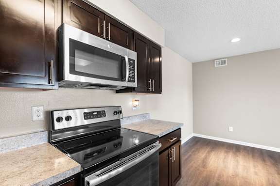 Kitchen with Espresso Cabinets