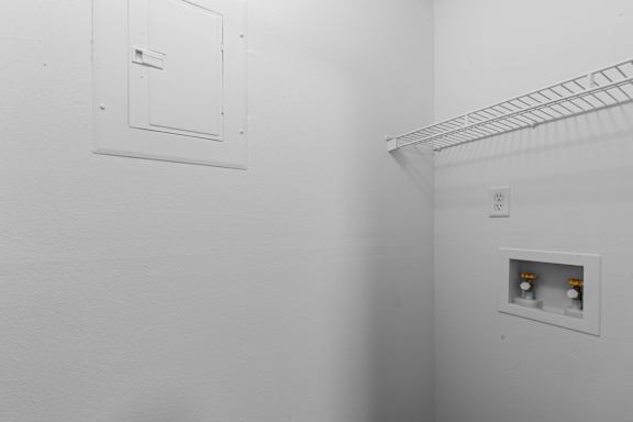 Walk-In Closet With Built-In Shelving