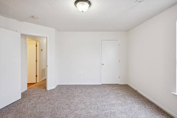 Bedroom with Plush Carpeting