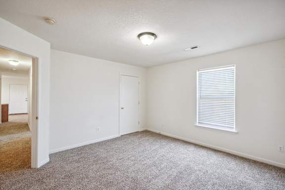 Bedroom with Overhead Lighting