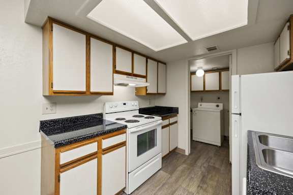 Kitchen with White Cabinetry