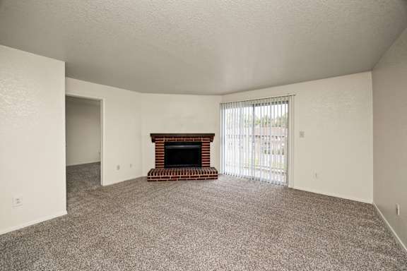Living Room with Fireplace