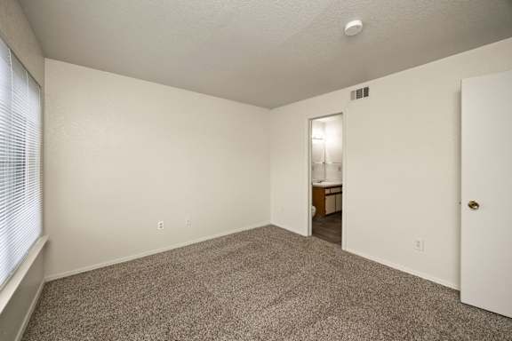 Bedroom with Plush Carpeting