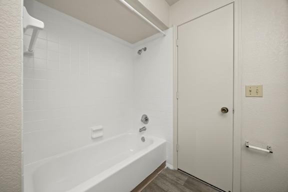 Bathtub with Tile Backsplash