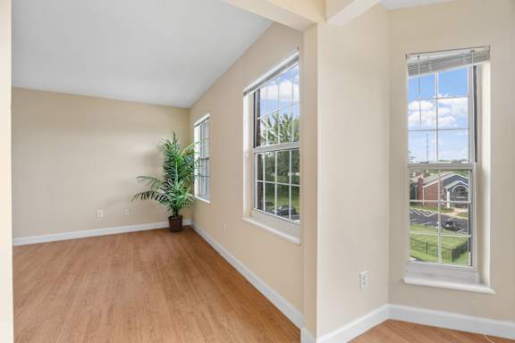Living Area with abundant natural lighting