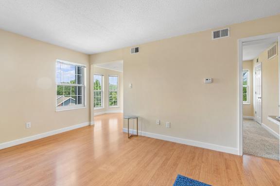 Living Area with Hardwood-Style Floors