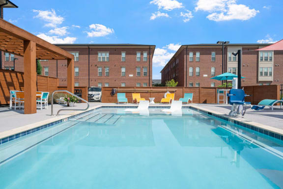 Outdoor Pool with Sundeck