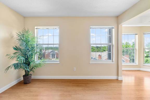 Living Area with abundant natural lighting