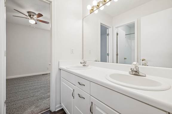 Bathroom with Dual Vanity
