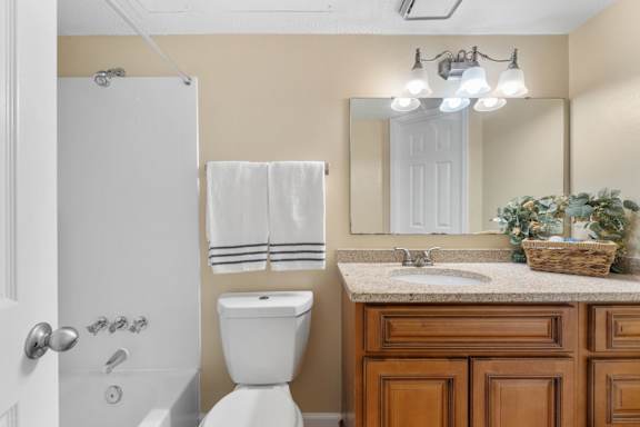 Bathroom with Wood cabinetry