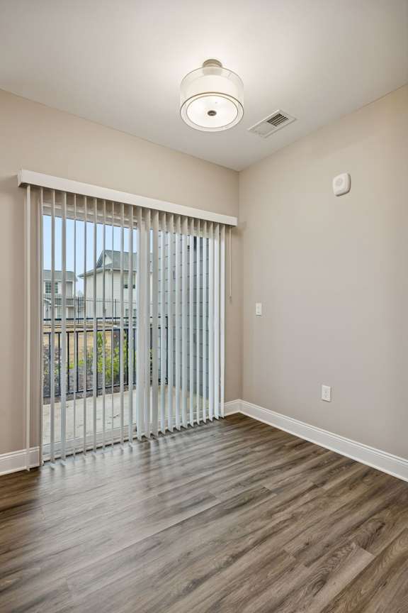 Living Area with Patio Walkout