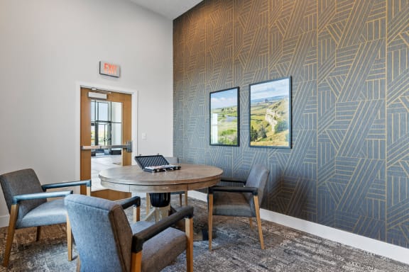 Game Room with Poker Table