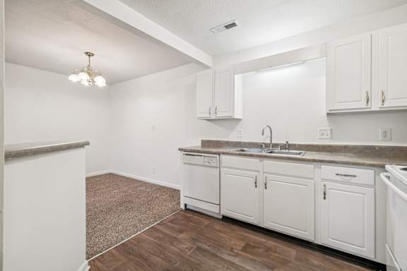 Kitchen with White Cabinetry