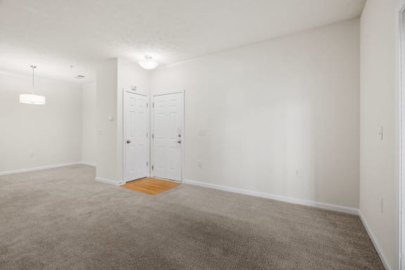 Living Area with Overhead Lighting